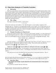 S Domain Analysis Poles And Zeros Pdf Iv Pole Zero Analysis Of