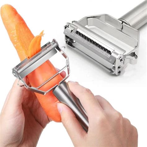 Buy Stainless Steel Julienne Peeler Vegetable Peeler Double Planing