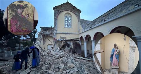 Virgen María queda intacta tras derrumbe de catedral en Turquía La