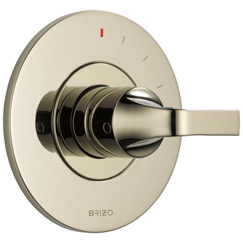 Brizo T60p050 Pn Sotria Pressure Balance Valve Trim Polished Nickel Polished Nickel Brizo