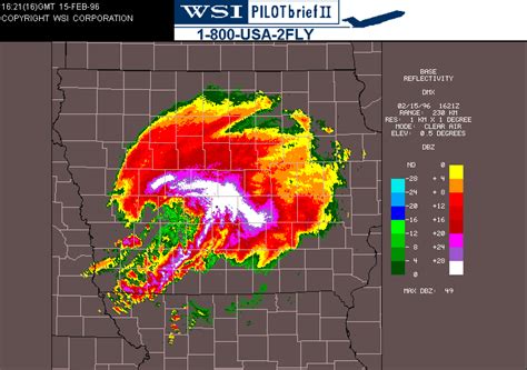 15 16 February 1996 Alberta Clipper Affects Iowa Then Mid Atlantic Region