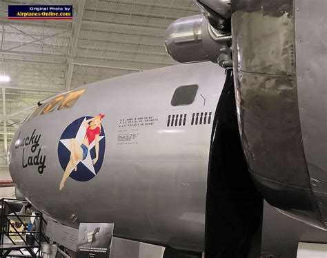 Boeing B-29 Superfortress Lucky Lady, a surviving World War II superbomber on display at the ...