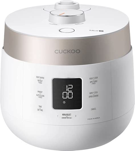 CUCKOO CRP ST0609F 6 Cup Uncooked Twin Pressure Rice Cooker