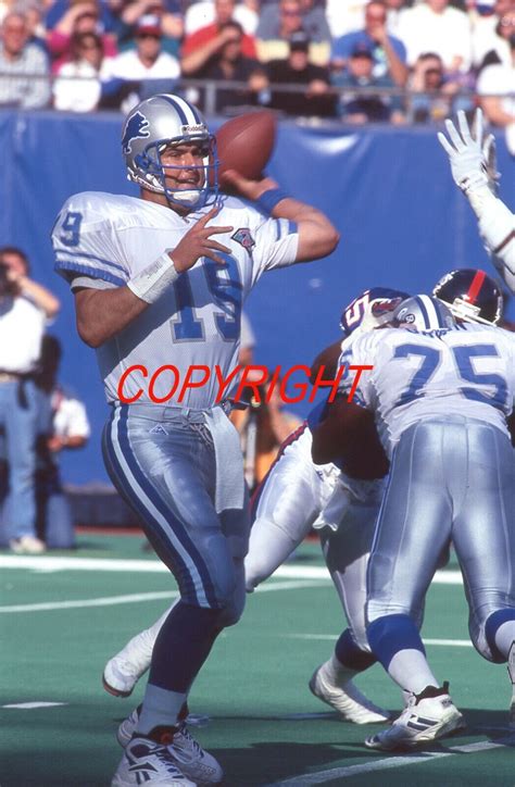 Scott Mitchell Detroit Lions Vintage 35mm Football Slide 29ja Ebay