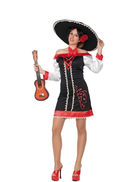 Disfraz De Mejicana Mariachi Para Mujer