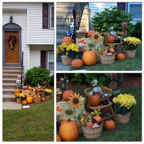 20 Decorating With Pumpkins Outside