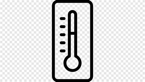 Computer Icons Thermometer Temperature Text Rectangle Png Pngegg