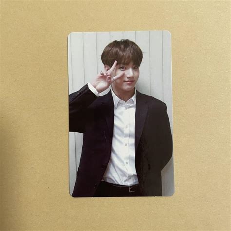 Carte Photo Officielle Dvd Bts Jungkook Memories Of Uniquement Jk