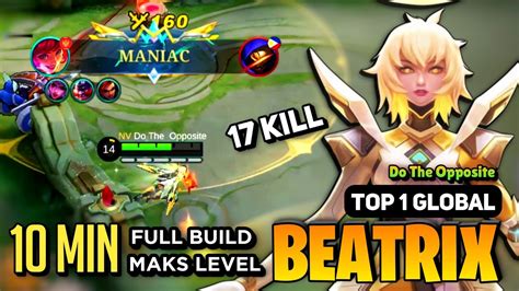 MANIAC Beatrix Best Build 2023 Beatrix Top 1 Global By Do The