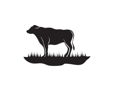 Cow Logo Template vector icon illustration 626774 Vector Art at Vecteezy