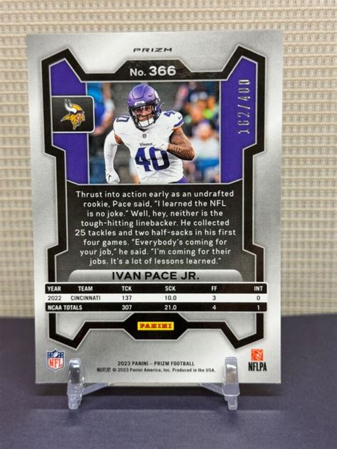 Ivan Pace Jr RC PANDORA PRIZM 162 400 2023 Panini Absolute 366