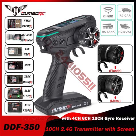 DUMBORC DDF 350 10CH 2 4G Remote Controller Digital Transmitter HD