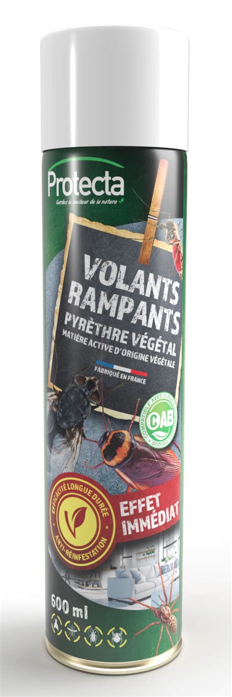 AÉROSOL ANTI INSECTES VOLANTS RAMPANTS 600 ML Article disponible