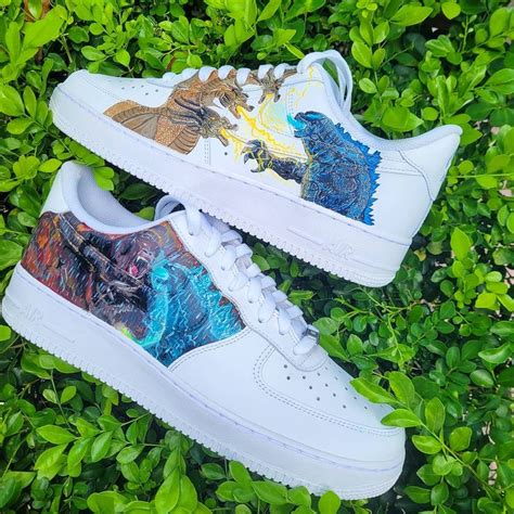 Godzilla X King Ghidorah X King Kong Air Force Custom In Men S