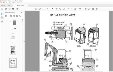 Yanmar Vio Crawler Backhoe Parts Catalog Manual Cs G Pdf