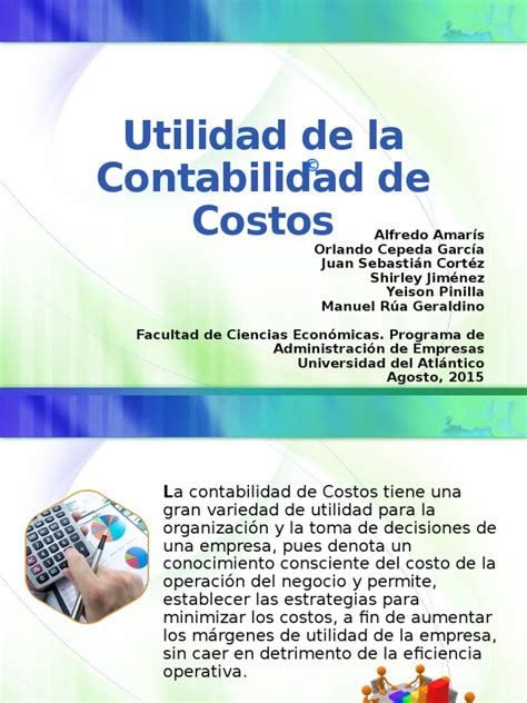 Pdf Utilidad De La Contabilidad De Costos Dokumen Tips