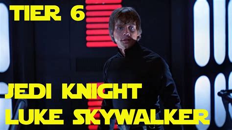 Star Wars Galaxy Of Heroes Jedi Knight Luke Skywalker Tier Strategy