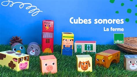 Cubes Sonores En Bois La Ferme Vilac Youtube