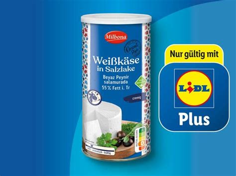 Milbona Weißkäse in Salzlake von Lidl ansehen