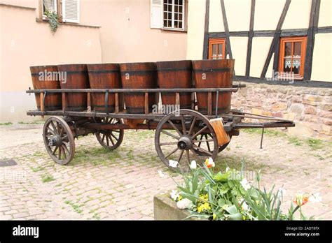 An Old Historic Horse Drawn Carriage Stock Photo Alamy