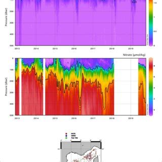 Upper Panel Temporal Evolution Of Chlorophyll Concentration Lower