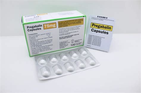 Pregabalin Capsules Usp 75mg Manufacturers And Indian Supplier