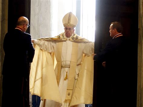 Pope Francis Opens The Holy Door To Begin Extraordinary Jubilee Of