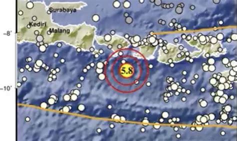 Guncangan Gempa Bumi M5 8 Di Kuta Selatan Bali Cukup Kuat Dan Bikin Pusing