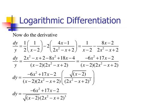 PPT The Natural Logarithmic Function PowerPoint Presentation Free