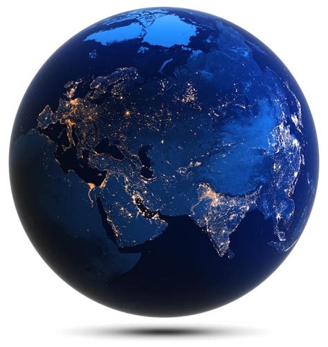 Premium Photo Planet Earth Globe Isolated