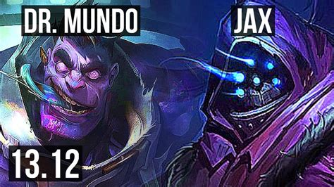 Mundo Vs Jax Top 1500 Games 1 1 7 800k Mastery Kr Master 13