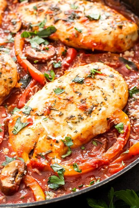 Easy Skillet Chicken Cacciatore Recipe Runner