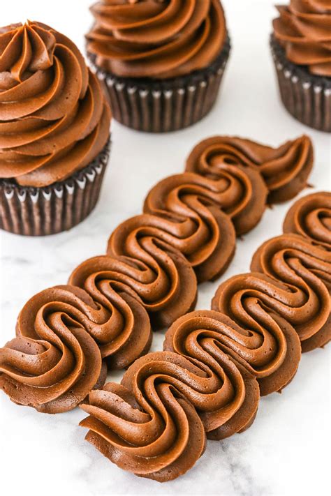 Easy Chocolate Buttercream Frosting Recipe Life Love And Sugar