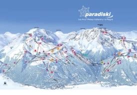 Paradiski Maps | France | Maps of Paradiski