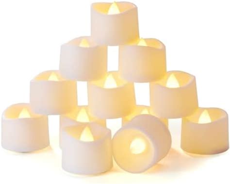 Homemory Battery Tea Lights With Timer Hours On And Hours Off In