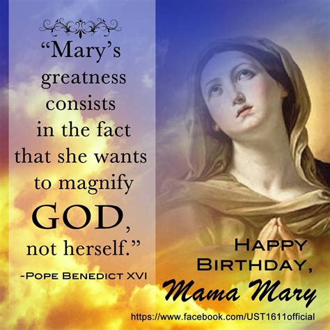 Birthday Of Mama Mary Quotes Icon Png