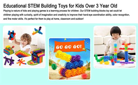 Sienianline Gears Interlocking Learning Set Di Costruzioni Per