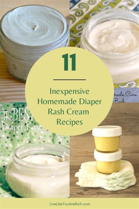 Homemade Diaper Rash Cream Recipes