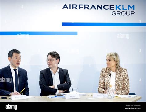 Paris Benjamin Smith Ceo Air France Klm Steven Zaat Cfo Air France