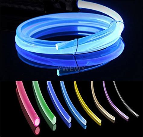 Ft Pmma Plastic Optic Fiber Side Glow Cable For Led Light Source