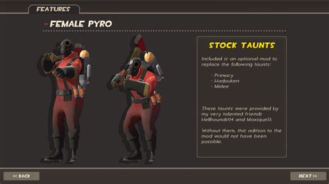 The Female Pyro [team Fortress 2] [mods]