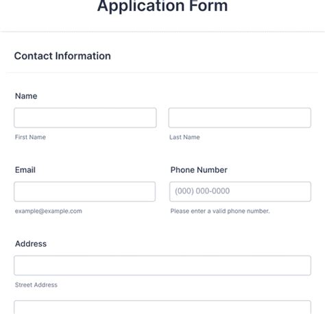 Community Learning Grant Application Form Template Jotform