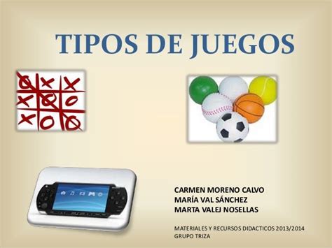 Tipos De Juego