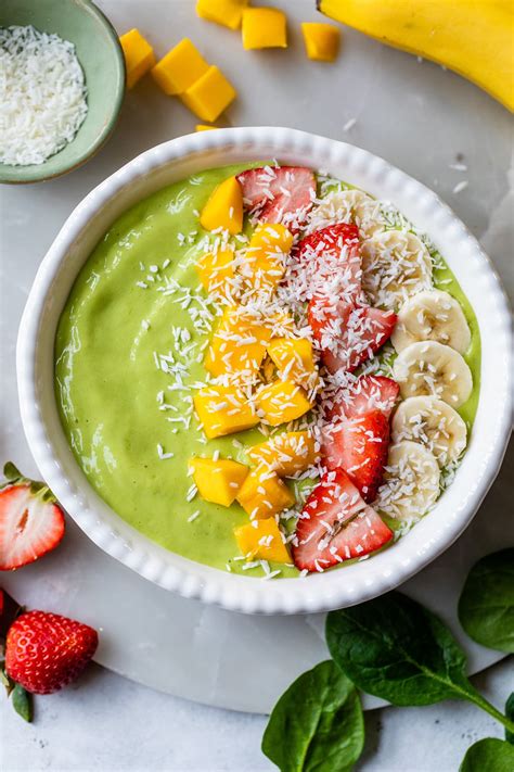 Green Smoothie Bowl Skinnytaste JuicyGoofy