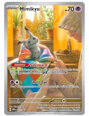 Shiny Mimikyu ETB Promo Card SVP 075 Paldean Fates Pokemon TCG