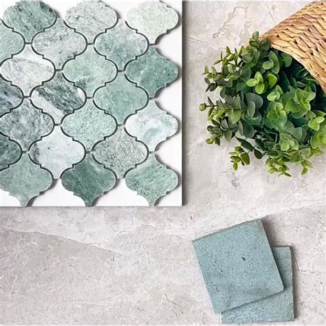 New Design Ming Green Marble Concave Tiles Fluted Wall Tiles Porter