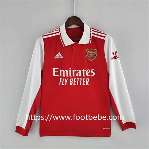 Maillot Arsenal 2022 2023 Manches Longues Domicile Footbebe