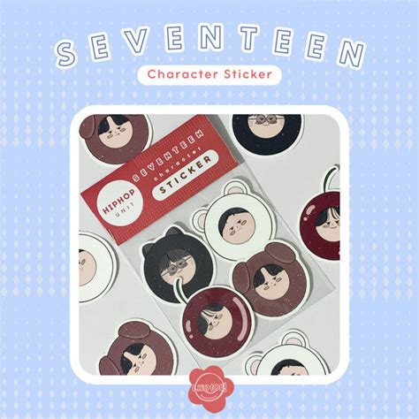 Seventeen Character Sticker Pack Peanutopia