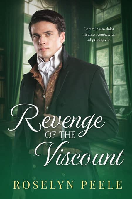 Revenge Of The Viscount Regency Historical Romance Premade Book Cover