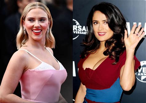 Scarlett Johansson Vs Salma Hayek Rcelebbattles